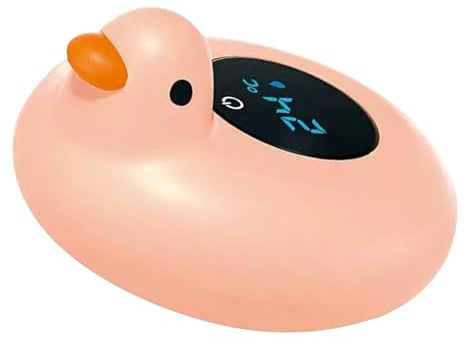 Termómetro de Baño Flotante, Medidor de Temperatura Electrónico con Forma de animal y Pato, Indicador para Agua de Bebé y Piscina, Accesorio de Baño
