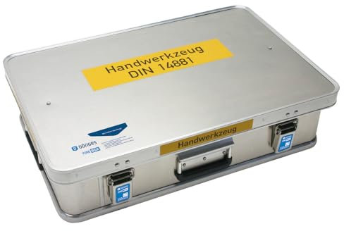 Dönges FireBox leer, 600 x 400 x 150 mm, Handwerkzeug DIN 14881-FWKa (Alubox Verbandkasten Verbandskästen Werkzeugmodul Werkzeugsatz Werkzeugsortiment Sperrwerkzeugsatz)