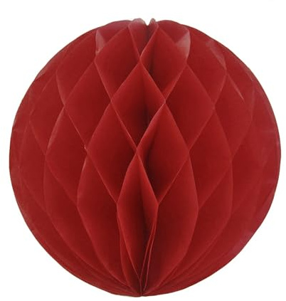 Creativery 10 vågbollar 15 cm set // vax boll hänge deko ballonger lyktor vabboll dekoration bollar pompons papper party bröllop Weinrot / Bordeaux 270