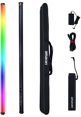 Aputure Amaran T4C RGBWW LED Tube Light,Bi-Color 2500K to 7500K,Support APP and DMX Control (T4C 40W 47.2Inch/120cm)