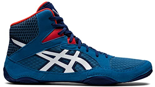 ASICS Men's Snapdown 3 Wrestling Shoes, Azure/White, 11 UK