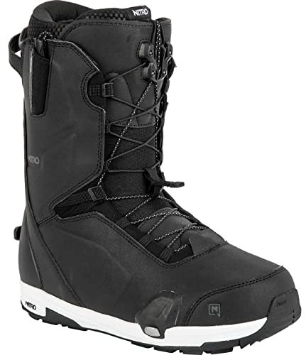 Nitro Herren Nitro Mænds profiler Tls Trin On '23 All Mountain Freeride Freestyle Highend Premium Hurt Snowboardboot, Schwarz, MP 26.5 // EU 40.5 US 8.5