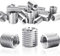 Jyvex Inserto de rosca M10 a M6 x 12 mm, 24 unidades adaptador de rosca m10 m6, manguito roscado de acero inoxidable, adaptador para conexiones roscadas, manguito reductor m10 a m6, adaptador