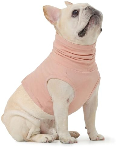 PUMYPOREITY Body Postoperatorio Perros, Traje Recuperación Cuello Perro Calentadores Perro Malla Perro Orejas Protección Cuello Perro Camisa de Recuperación Hematomas Orejas Perro(Rosa Carne, M)