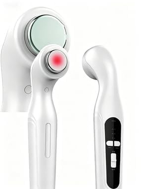 Bärbar ultraljudsterapienhet, 1-3 MHz, 3 nivåer, 15-min timer | Handhållen enhet med 4 cm² behandlingshuvud, dubbla frekvensinställningar och 42 °C överhettningsskydd.