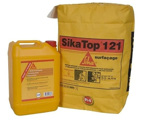 SikaTop-121 Surfaçage - Mortier prédosé pour resurfaçage du béton - Sika - Blanc