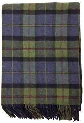 McLaughlin's Irish Shop Gewebte Irische Wolldecke aus 100% Lammwolle im traditionellen Muster