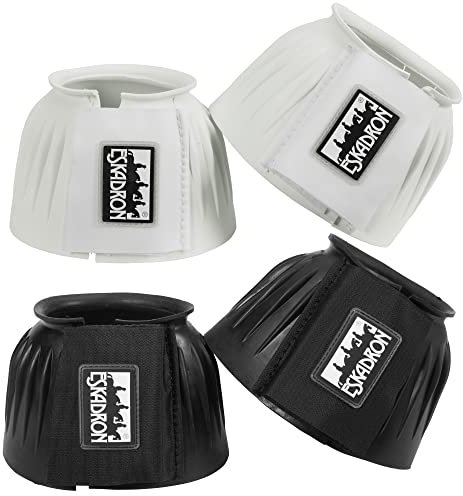 Eskadron Hufglocken Gummi, Größe:L, Farben:Black