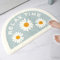 LNXSESN Bath Mat Daisy Duck Egg Blue Bathroom Mat Soft Microfiber Bath Mats for Bathroom Non Slip Bathroom Rug Ultra Water Absorbent Bathmat Machine Washable Bath Matt Door Mat 50x80cm
