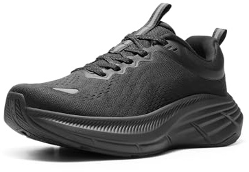 NORTIV 8 Men's Walking Shoes Running Tennis Cushioning ActiveBreeze Non Slip Athletic Gym Workout Comfortable Fashion Sneakers,Size 11.5,All Black,SNWS246M