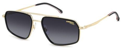 Sonnenbrillen Carrera CARRERA 338/S BLACK ON GOLD/GREY SHADED 58/18/145 Herrenbrillen