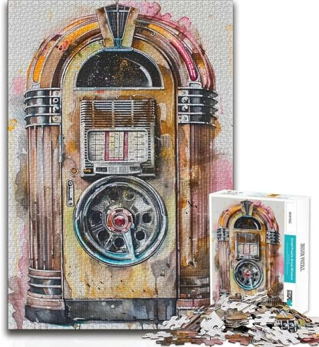 Puzzle da 1000 pezzi Jukebox Jive Analisi e giochi di logica e relax per bambini dai 14 anni in su 50x75cm