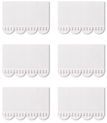 JELLYSUB 120 Pieces Poster Strips, No Tools Removable Adhesive Refill Strips Damage Free, Water-Resistant Replacement Hanging Strips for Posters, Indoor Wall Hooks and Wall Décor