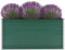 ZEYUAN Garten-Hochbeet, Pflanzkübel, Kräuterbeet, Hochbeete-kit, Schneckenzaun, Pflanztrog, Pflanzgefäße, Pflanzfolie Für Hochbeet,Teichbecken, Verzinkter Stahl 160x40x77 cm Grün