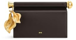 JW PEI Holly Colgant MetáLico Adornado Bolso De Mano Para Mujer-Marrón Oscuro