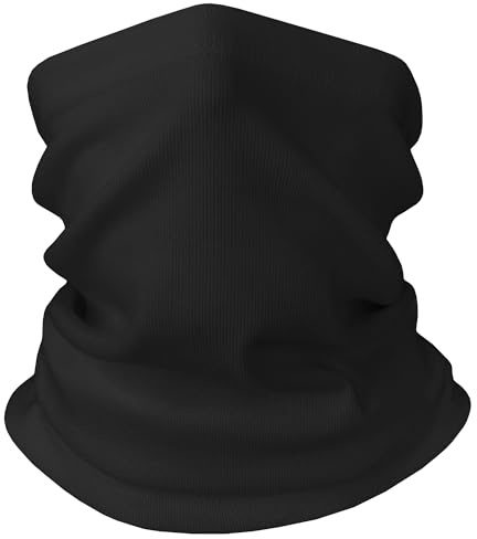 ehsbuy Neck Warmer Snoods for Men & Women Windproof Bandana Face Covering Ski Mask Lightweight Neck Gaiters Scarf Gifts for Motorcycle Running Cycling