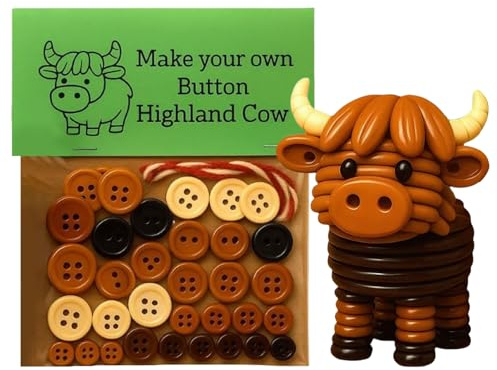 DIYs Button Craft Kit | Christmas Buttons Ornaments Making Set | Funny s Button Christmas Tree Decor | Cute Animals Buttons Pendant Craft Kits for Kids Adults