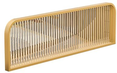 Bänkskiva, avskiljare, skrivbordsavdelare och skyddspanel, lätt att ta bort och förvara, för kontor, restaurang, hotell, bänkskiva (guld 90x30 cm)