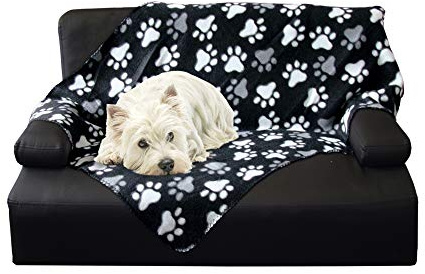 Nobby Pippa 60875 - Manta para Perros (100 x 150 cm, L), Color Negro