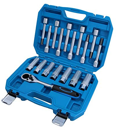 AB Tools-Toolzone 18 st 1/2 tum drivstötdämparborttagare installeringsverktyg för upphängning av stag muttrar
