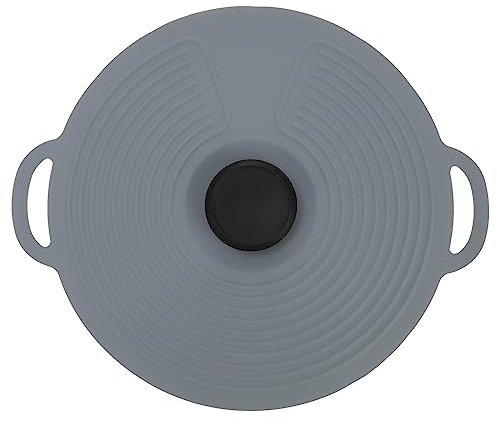 Cabilock Tapa de silicona, tapa para olla, tapa reutilizable, tapa de conservación, tapa universal, resistente al calor, cuencos de alimentos, latas de 32.5 cm