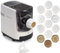 CLASSE ITALY PASTAIO Macchina per la Pasta con 14 trafile di cui 3 in Bronzo. 5 ANNI GARANZIA ITALIA, Pasta Maker, con bilancia, 800g di pasta per ciclo,19 tipi diversi di pasta
