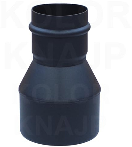 Kolor Ofenrohr Erweiterung Kamin Reduzierung Ø 80 100 120 130 150 180 200 mm Rauchrohr Heizung (80/150 für Pelletöfen)