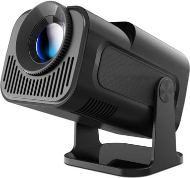 Alwtniet HY320 Mini projecteur, projecteur portable supporte 4K 1080P avec Wifi et BT 5.0, Android TV Smart Projrctor Auto Keystone, rotatif à 180°, vidéoprojecteurs extérieurs pour téléphone/TV Stick