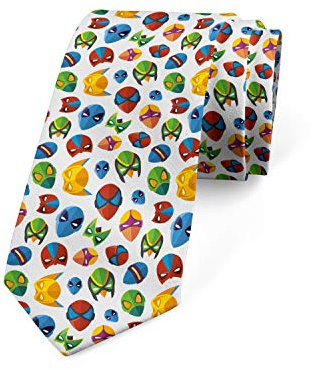 KWQDOZF Cravatta, Personaggi dei Fumetti, 3,7, Multicolor