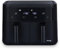 H.Koenig Friteuse sans Huile Airfryer 2 Bacs XXL FRY900, Double Capacité 9L, Reglable 80-200°C, 5 Modes de Cuisson, Minuteur 60min, 8 Programmes, Ecran Tactile