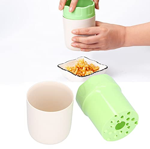 Rallador Manual de Manzanas, Portabilidad Multifuncional Cocina Trituradora Giratoria, ABS Plástico Rallador de Frutas para Manzana Patata Helado