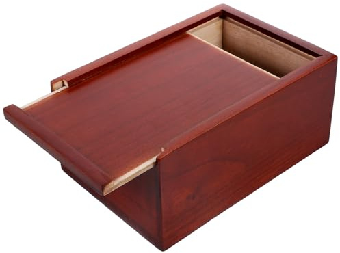 VALICLUD Urne Funéraire en Bois Massif Sculpté pour Animaux de Compagnie Boîte à Cendres pour Chat et Chien Petite Urne Commémorative Décorative Légère et Portable Souvenir Solide