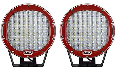 Willpower 2pcs 9 Zoll 23CM 225W Led Arbeitsscheinwerfer Bar 12V 24V Led Scheinwerfer Wasserdicht Flutlicht Led Bar für Offroad Auto Traktor Zusatzscheinwerfer Rückfahrscheinwerfer Lightbar Runden