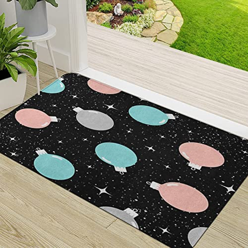 ERICAT Zerbino Ingresso,Modello di vetro astratto per la copertina dell'album, ecc. Natale semplice freddo,Antiscivolo Assorbente Resistente allo sporco Tappeto Cucina Tappeto Tappeto Entrata Zerbino