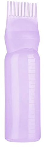 Applicateur Huile Cheveux - Flacon Applicateur | Coloration Capillaire | Hair Dye Brush Bottle | Bouteille D'applicateur De Peigne À Base De Portable | Brosse D'huile Capillaire Avec Échelle