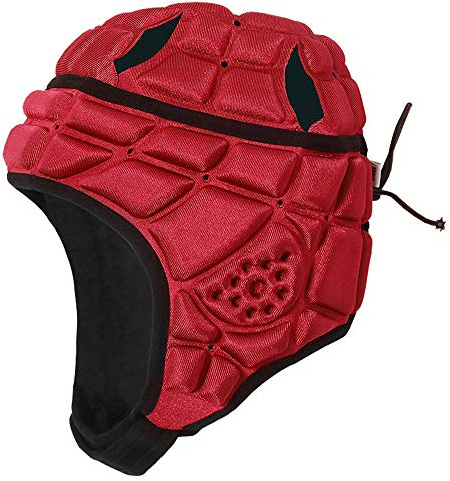 Casque de protection rembourré doux pour enfants avec mousse EVA épaisse, trous respirants à haute résistance aux chocs, doublure confortable, sangle arrière réglable, menton pour football, baseball