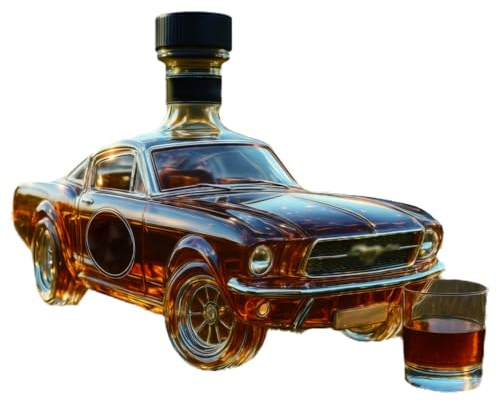400ml Whiskykaraff, Vintage Klassisk Racerbilsdesign Karaff Med Propp För Män, Kreativ Likördispenser För Hemmabar, Fest & Dryck A