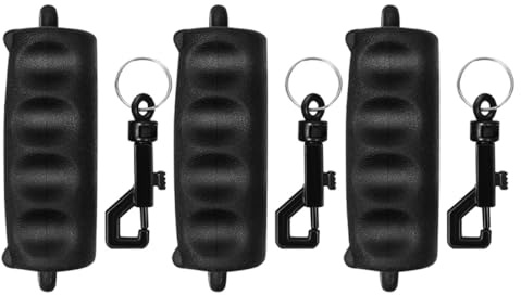 HYTROVE Extractor de Flechas de Goma 3 Piezas con Llavero para Tiro con Arquería, Herramienta Ligera y Compacta para Práctica de Tiradores, Accesorio para Mantenimiento y Extracción Fácil