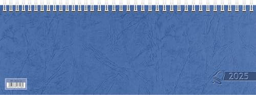 Glocken Querkalender Querterminbuch, 1 Woche/ 2 Seiten 297 x 105 mm, Karton, blau