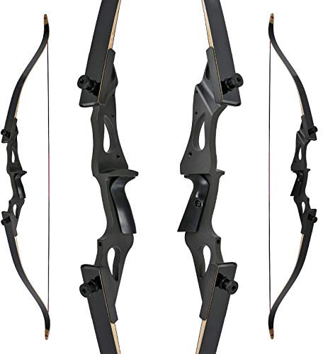 Drake Take Down Recurvebogen Black Raven 58 Zoll 25 – 60 lbs Rechtshand (35 lbs)