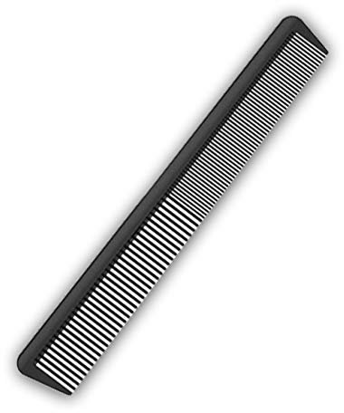 JeoPoom Carbon Kamm, Kompakter Karbonkamm, Grob fein 2 Zahnungen, Salon Friseur Haarpflege Werkzeuge für Männer und Frauen mit Verschiedenen Arten von Haaren