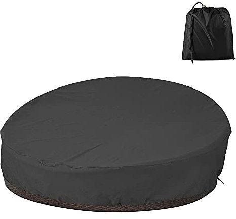 BUTORY Abdeckhaube GartenmöBel wasserdichte Abdeckplane SchutzhüLle GartenmöBel 228x228x83cm, GartenmöBel Abdeckung Anti-Uv Abdeckplane FüR Gartentische TerrassenmöBel