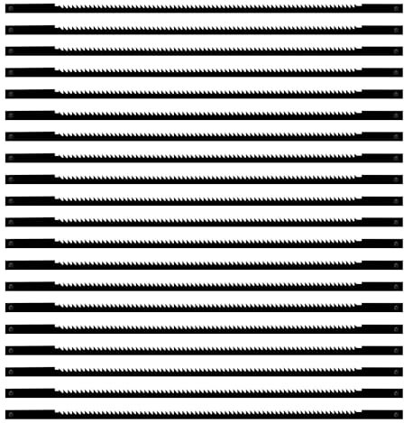 VooGenzek 20 Pezzi Lama per Sega da Traforo, 18 Denti Lame per Sega a Scorrimento, Lama per Sega a Perno con Perno, per Segare Legno Plastica Schiuma Metalli Teneri