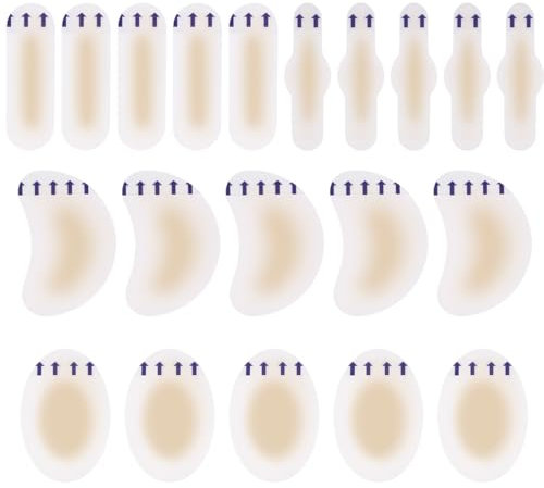 WHYCNJL 20 Pezzi Erotti Vesciche Tallone Cerotti Per Vesciche Vesciche Piedi Cerotti Vesciche Sport Per Tallone Piede E Protezione Della Pelle (Multiple Sizes)