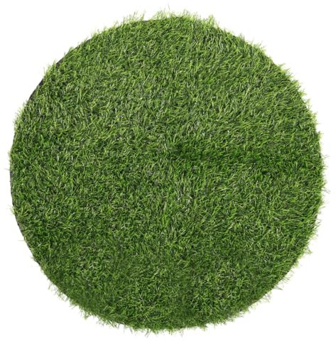 Amosfun Dekorative Tischdecke Aus Kunstgras Rund Künstliche Grasmatte Tischset Für Zuhause Outdoor Tischdeko-Accessoire Für Bar Und Hochzeit