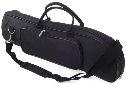 Fengtaike Sac de transport pour trompette, étui de transport souple avec bandoulière réglable, Noir