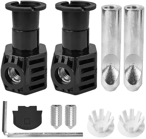 Juego de Fijación para Inodoro, Juego de Tornillos de Fijación para Inodoro Inteligente, Accesorios para Instalación de Inodoro, Adecuado para Inodoros Suspendidos (Negro) (Negro)