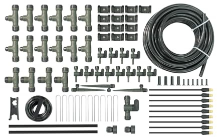 Vego Garden Irrigation Kit - Drip Irrigation System for Raised Garden Beds, Efficient Watering Solution for Vegetables, Flowers, and Plants, Easy DIY Installation (Large)