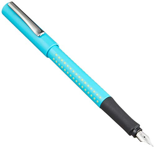 Faber-Castell Füller Grip 2011 M (Füller, türkis/lemon, 1)