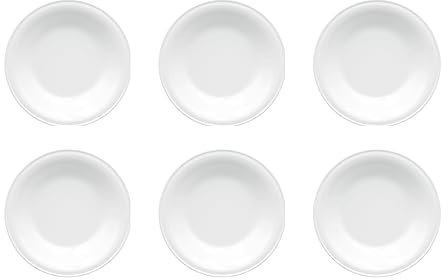 Dekorah 6 platos hondos de melamina, muy resistentes, aptos para lavavajillas, fabricados en Italia